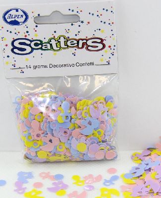Alpen Scatters - 17gm "Baby" Pastel Mixed